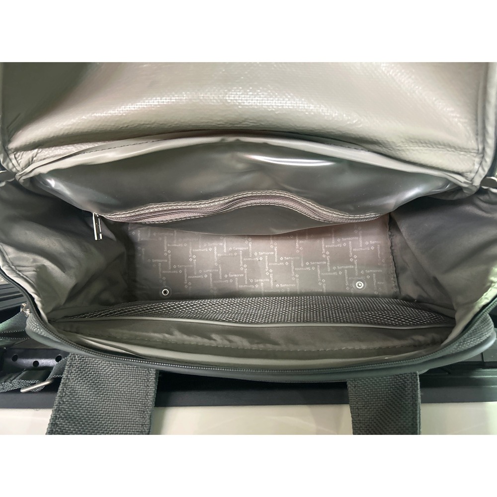 Samsonite Green Ballistic Nylon Travel Carry-On Bag Multi-Pocket Utility Duffle - Picture 4 of 12